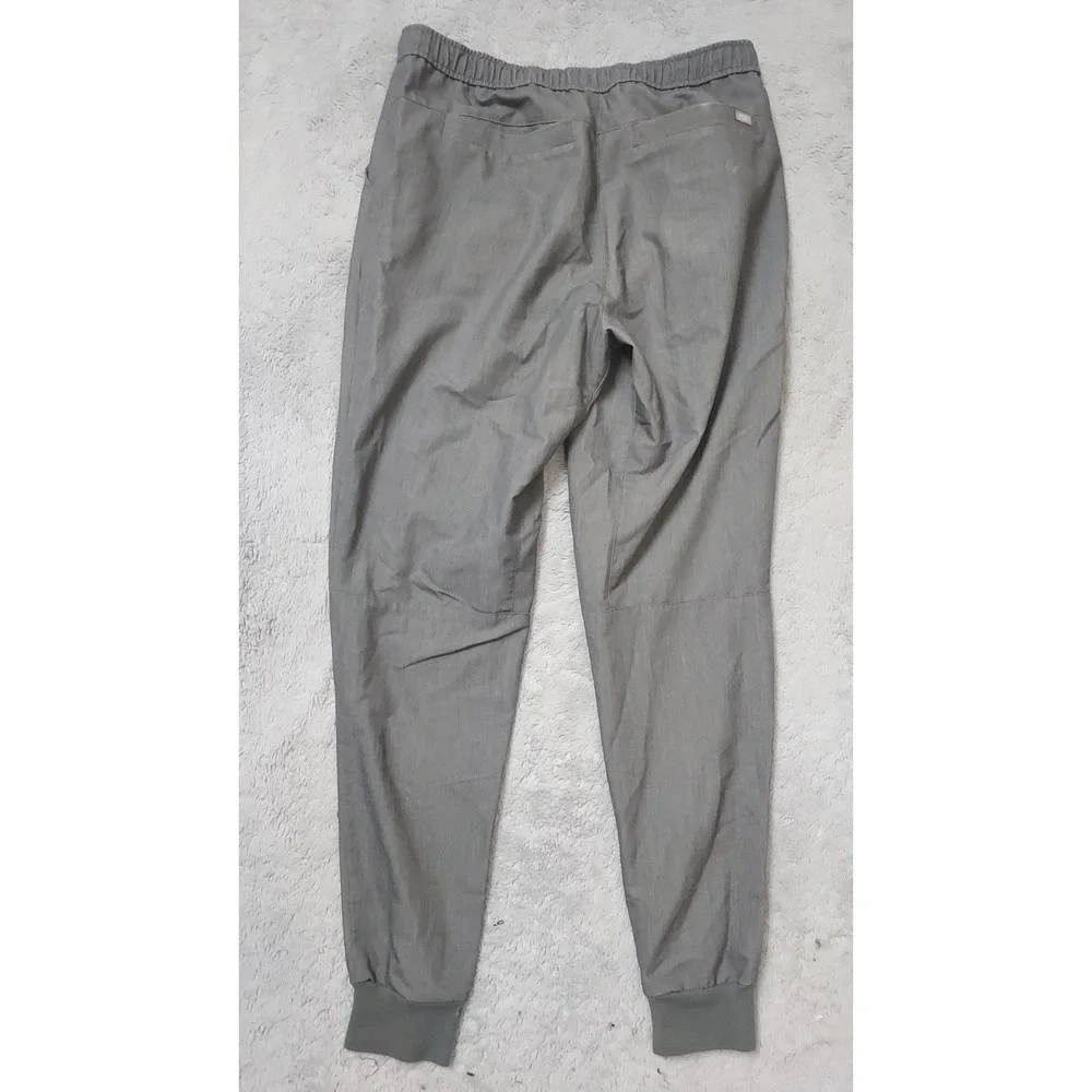 Figs Pants Men Large Tall LT Scrub Jogger Gray Tansen Tapered Drawstring Medical